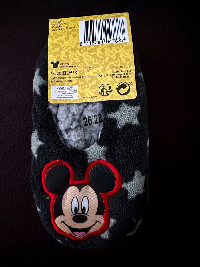Pantoufles Mickey T. 26/28 - photo numéro 2