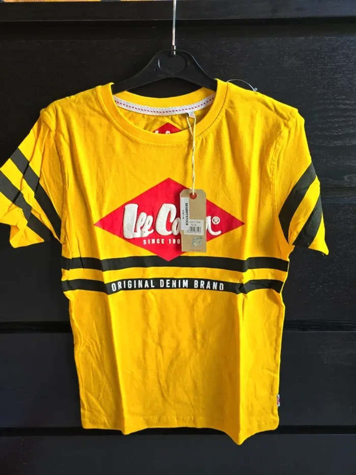 Tee-shirt jaune Lee Cooper