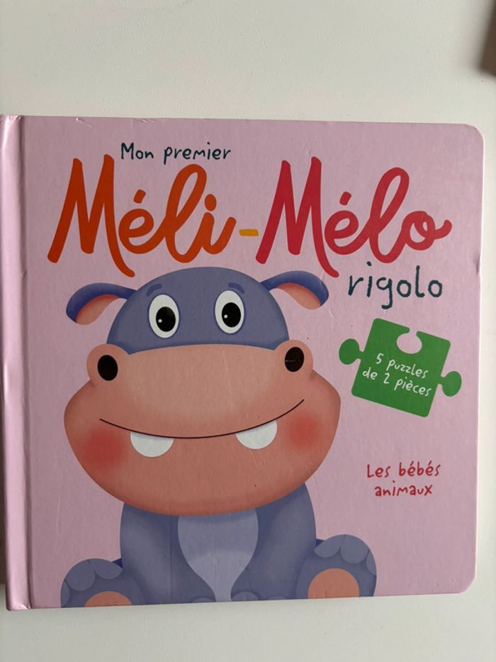 Livre puzzle meli melo