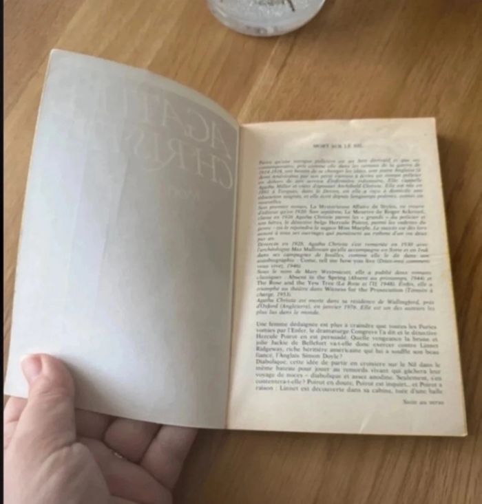 Livre Agatha Christie Mort sur le Nil - photo numéro 4