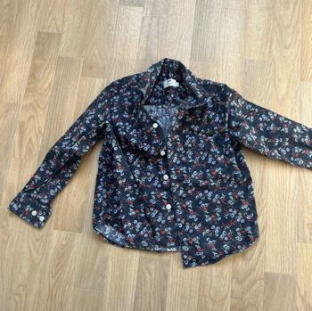 Chemise fleurie cyrillus 4 ans
