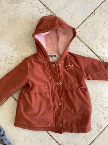Manteau hiver tout doux 12 mois