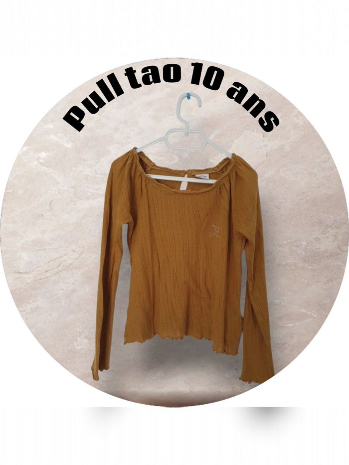 Pull tao fille 10 ans