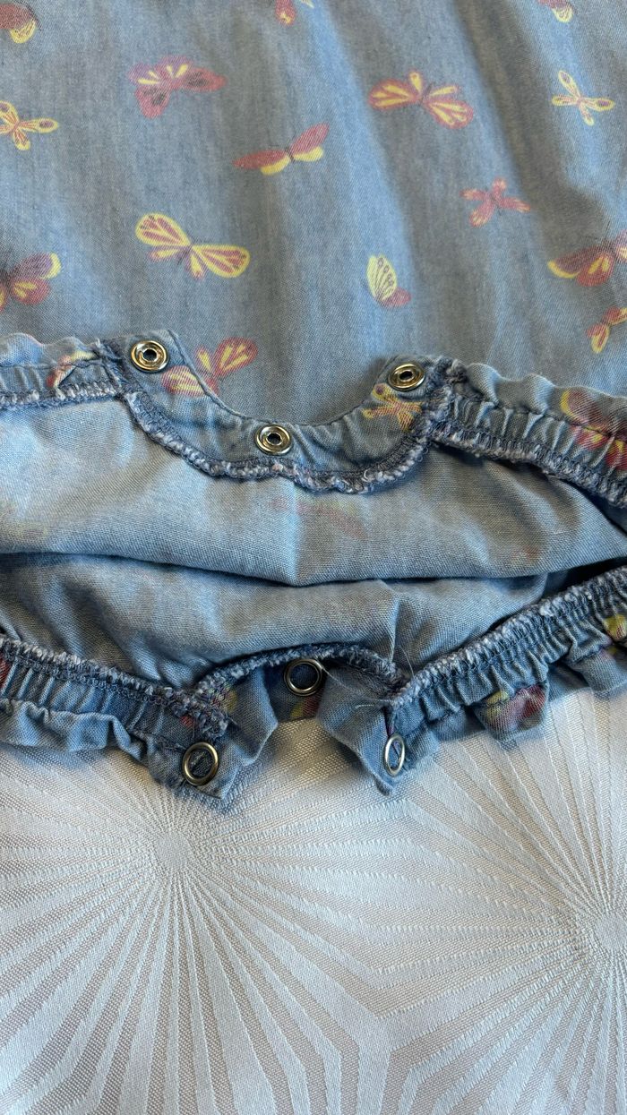 Combi short grenouillère fille 3 ans - 98 cm neuve - photo numéro 4