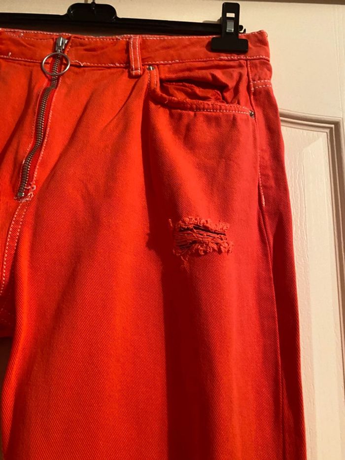 Jeans rouge T42 - photo numéro 4