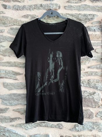 T-shirt noir taille S