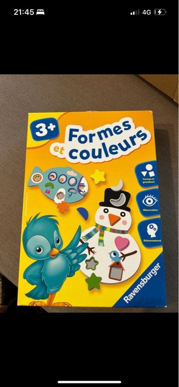 Formes & couleurs 3+ Ravensburger