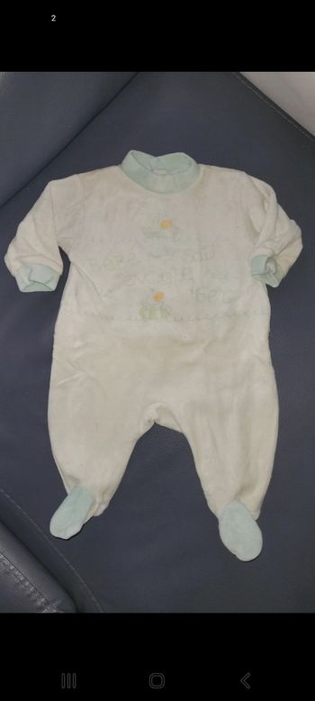 Grenouillère 1 mois garçon