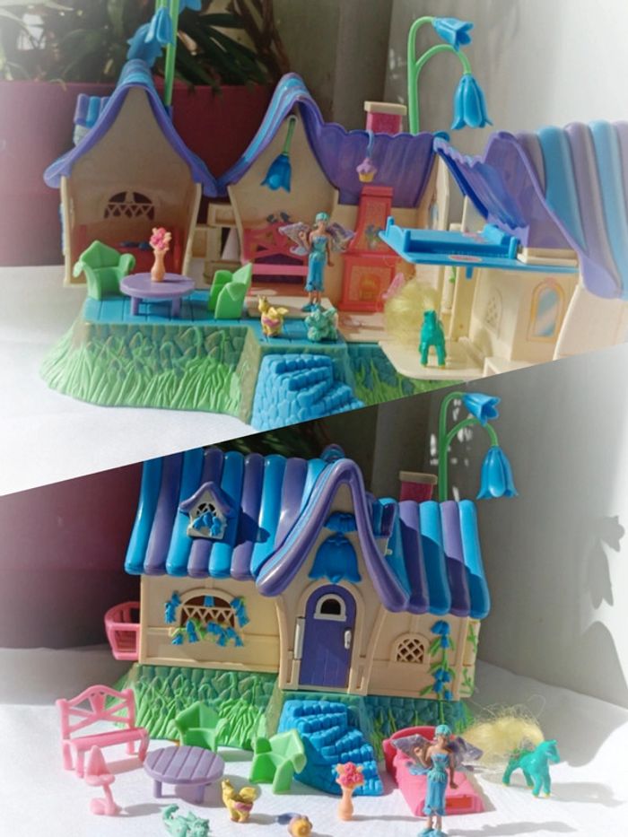 2004 Maison house fée fairy fairytopia barbie mattel azura azura's cottage little Land small