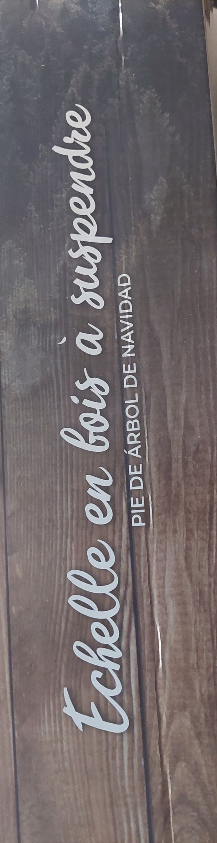 Échelle en bois à suspendre Noël - photo numéro 3