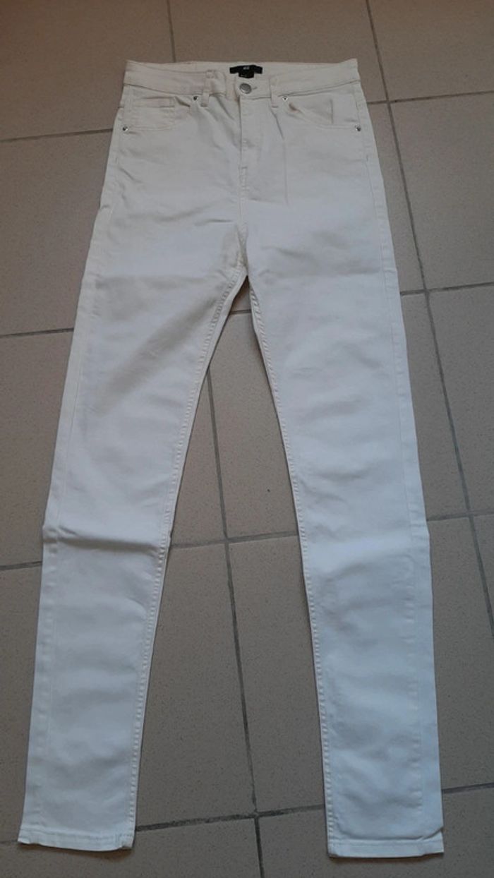 Pantalon crème femme taille 38