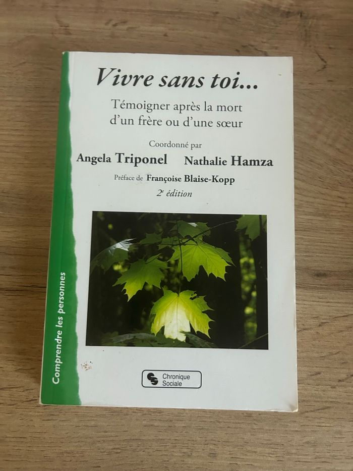 Livre Vivre sans toi