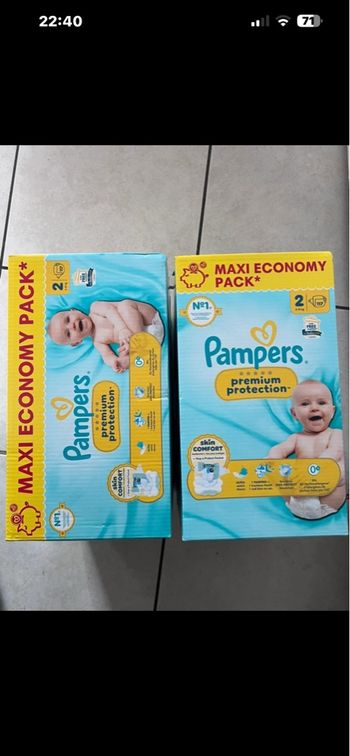2 pampers premium 2 