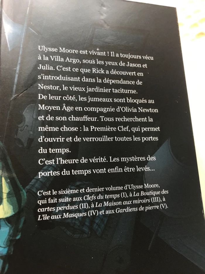 Livre neuf la première clé Ulysse Moore - photo numéro 2