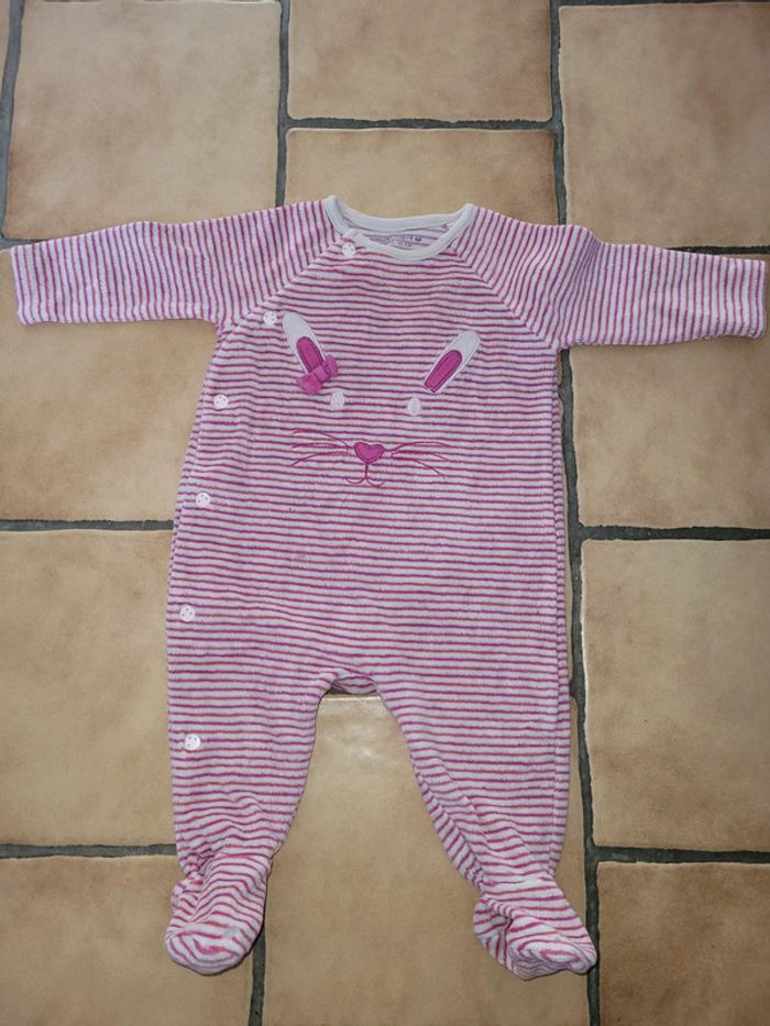 Pyjama 1 pièce ouverture devant 3 mois sergent major