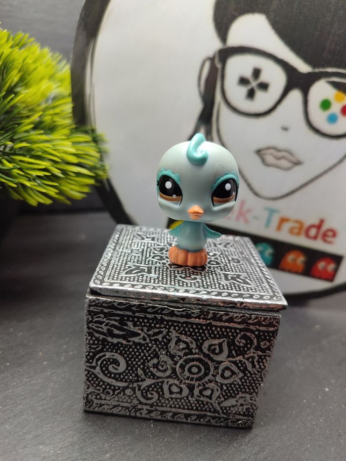 Lps01230 My Littlest Petshop Pet Shop LPS Oiseau Bird Moineau Parakeet 1984