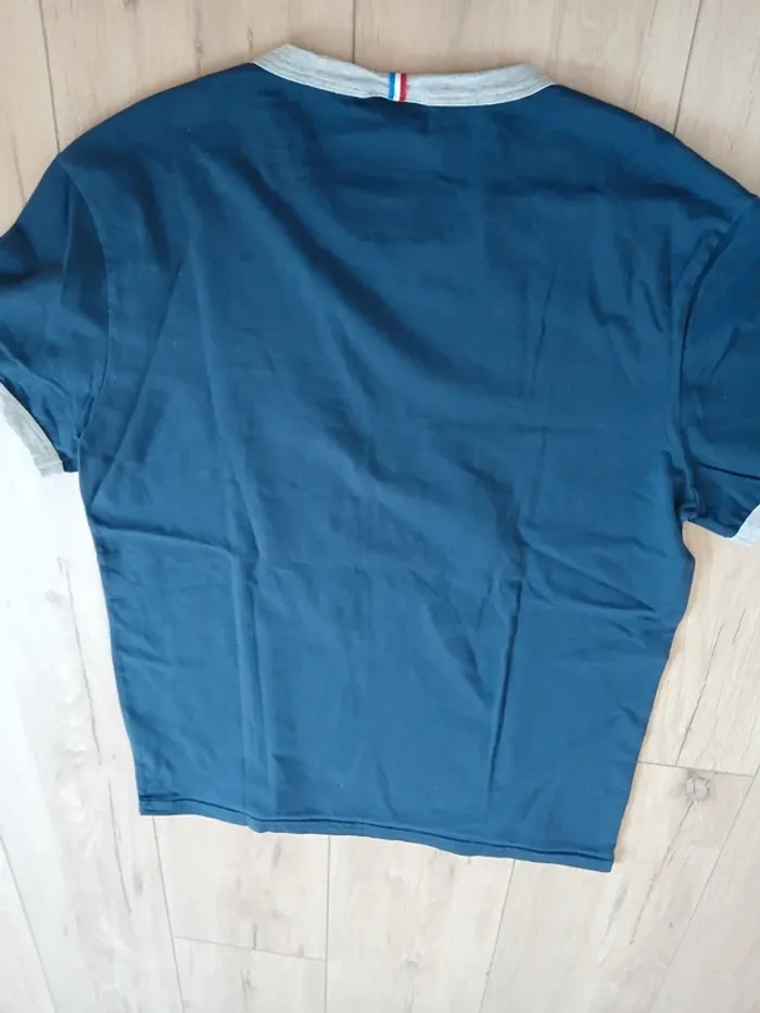 Tee shirt bleu le coq sportif - photo numéro 4