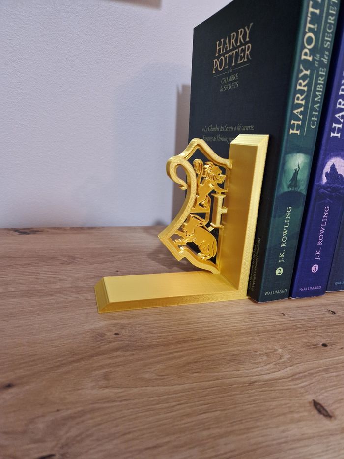 Serre livres Harry Potter blason - photo numéro 2