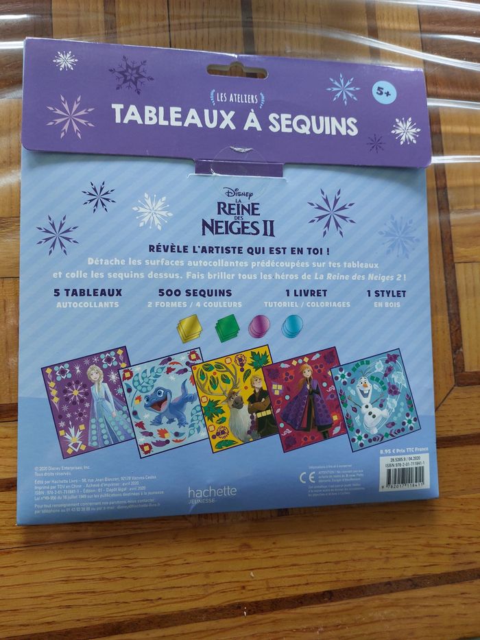 Tableaux à sequins reine des neiges - photo numéro 2