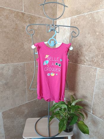 Barboteuse fille 9 mois Mots d'enfants