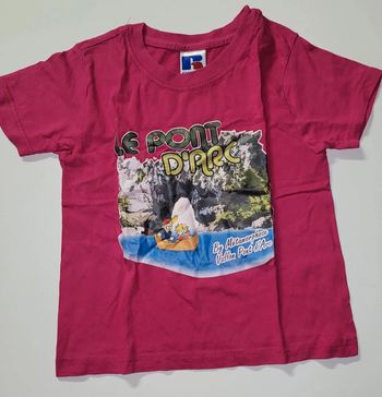 Tee-shirt vallon pont d'arc 4 ans