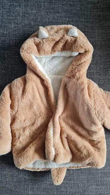 Veste renard fourrure 4 ans