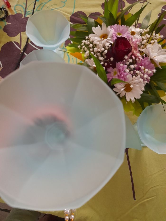 Ramequins à glace ou crème  couleur vert d eau - photo numéro 4