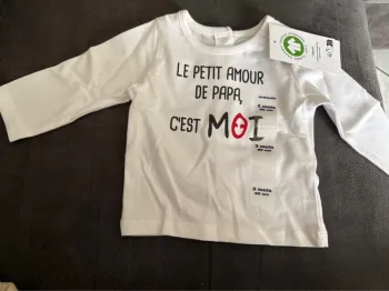 T shirt bébé manches longues