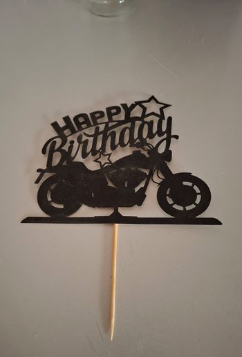 Décoration gâteau anniversaire