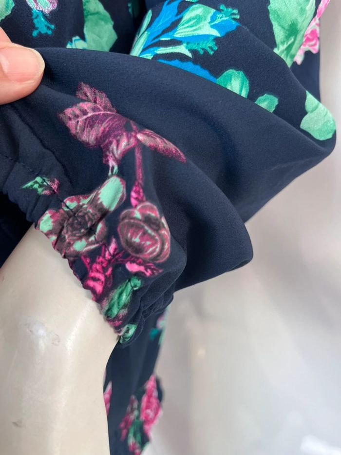 blouse  manches longues fleurie - photo numéro 5