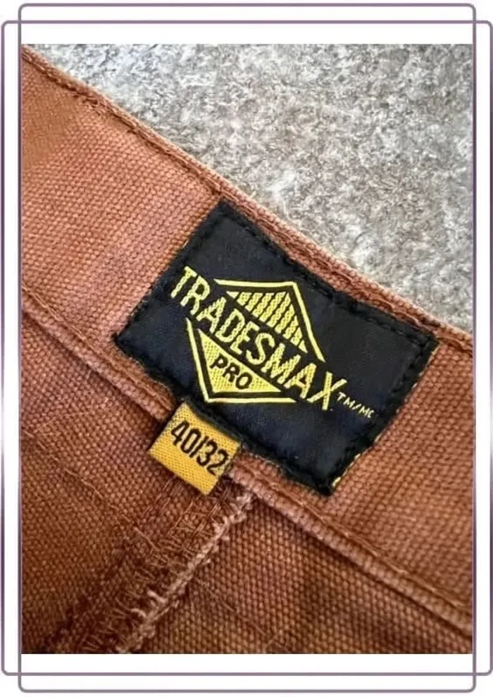 Short carpenter workwear homme Trademax 40x32 Pantaloncini carpentiere uomo Zimmermannsshorts Herren - photo numéro 3