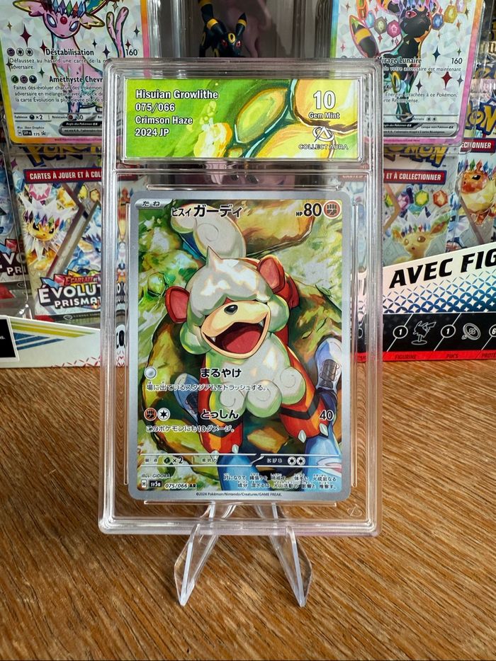 Carte Pokémon Hisuian Growlith 075/066 CollectAura 10