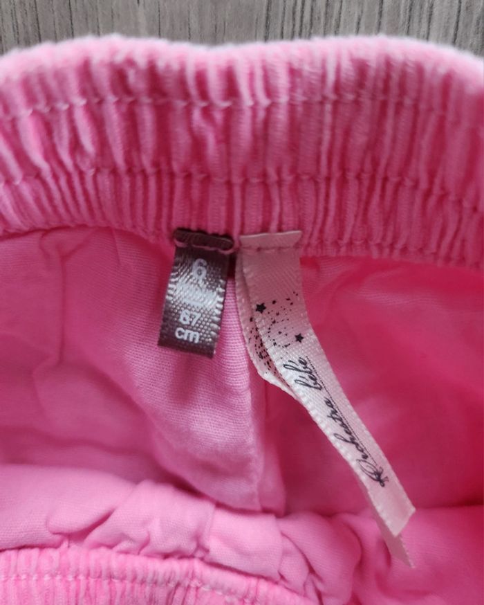 Pantalon rose fille 6 mois - photo numéro 3