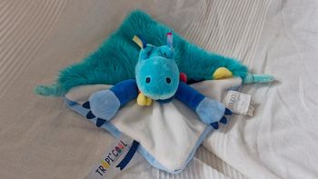 Doudou plat croco tropicool