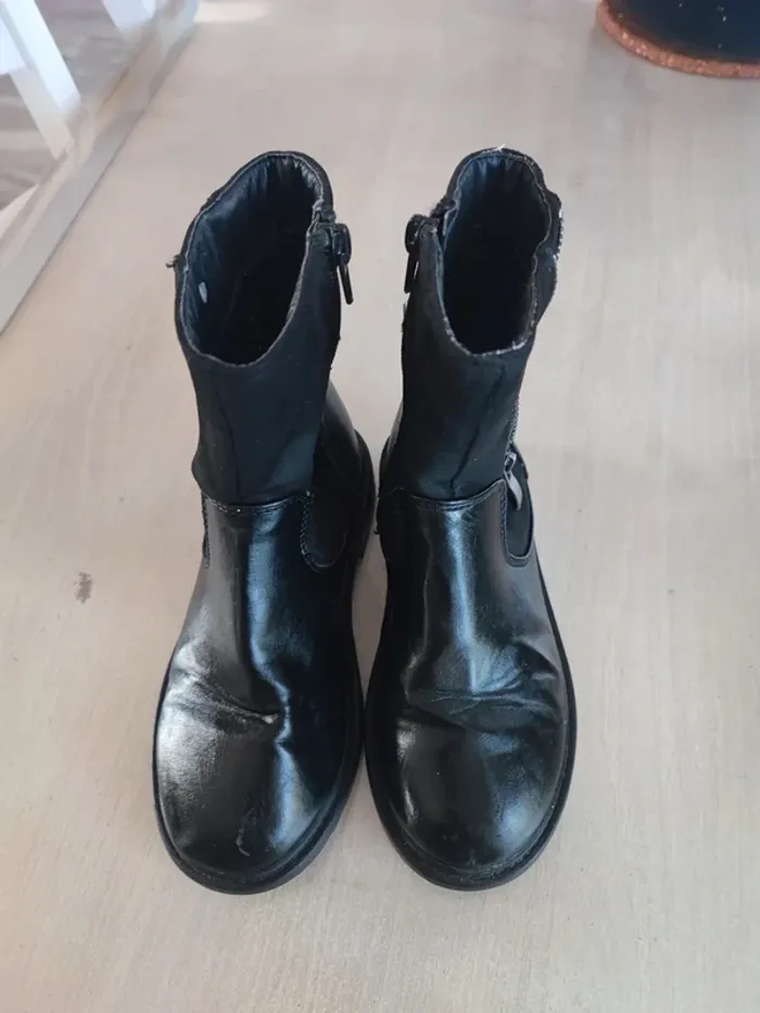 Bottines noires fille taille 32 - photo numéro 4