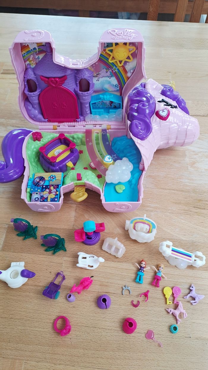 Polly pocket pinata licorne