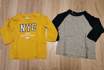 T-shirts longues manches bébé garçon 6 mois