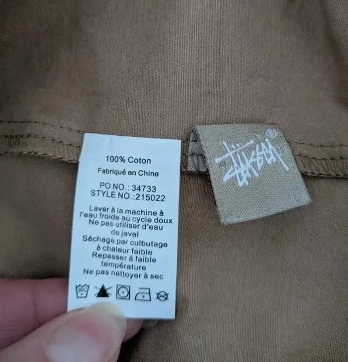 Parka à capuche 100% coton - Stüssy - taille S - photo numéro 7