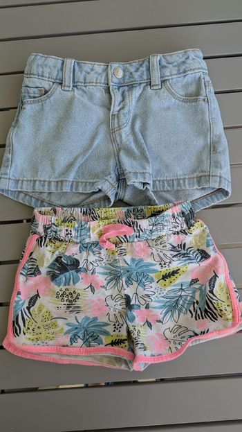 Lot de 2 shorts