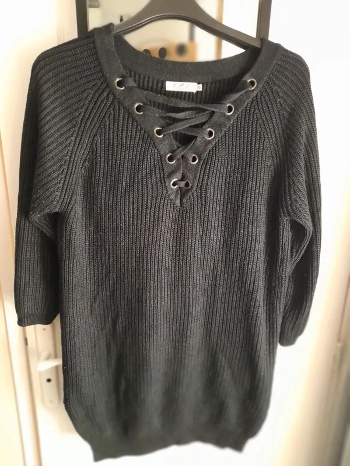 Robe pull noir