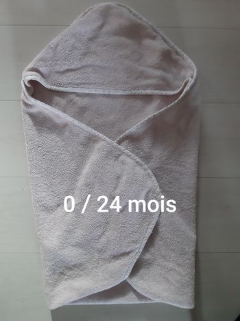 Cape de bain fille 0 / 24 mois