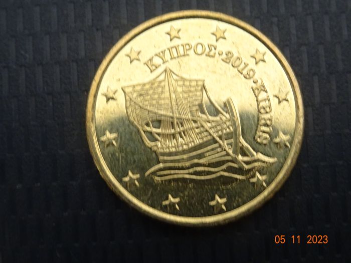 pièce 50 centimes Chypre 2019