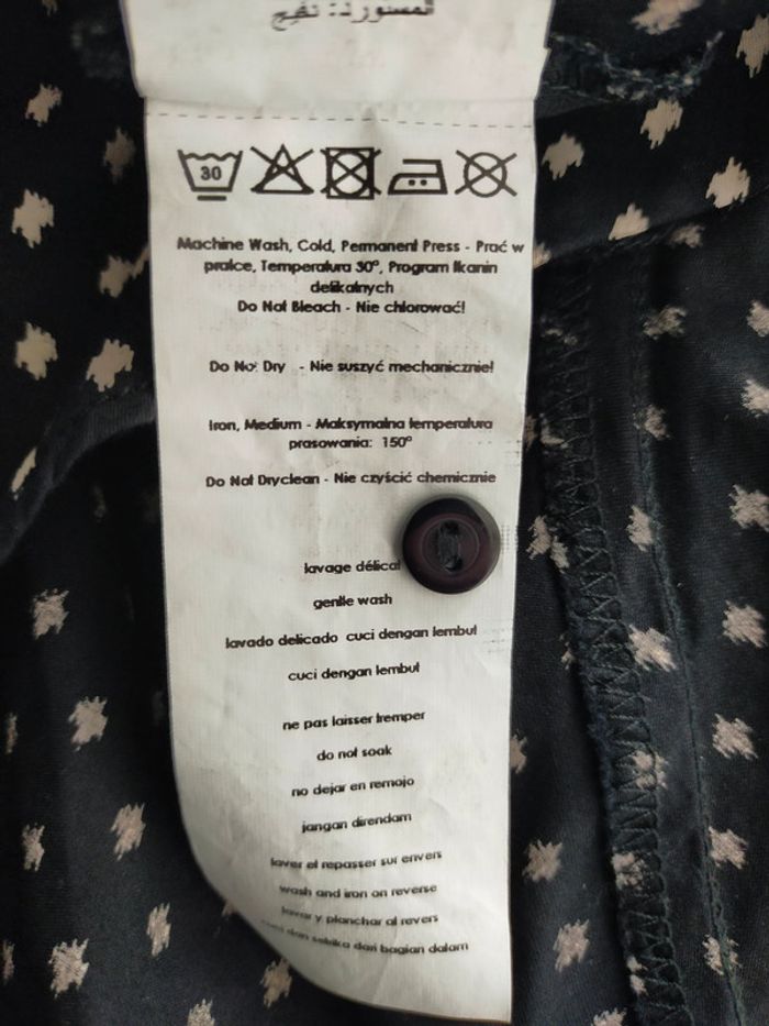 Robe noire à motifs – Promod – Taille 36 - photo numéro 8