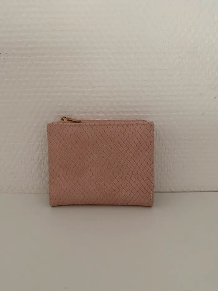 Porte feuille effet saumon