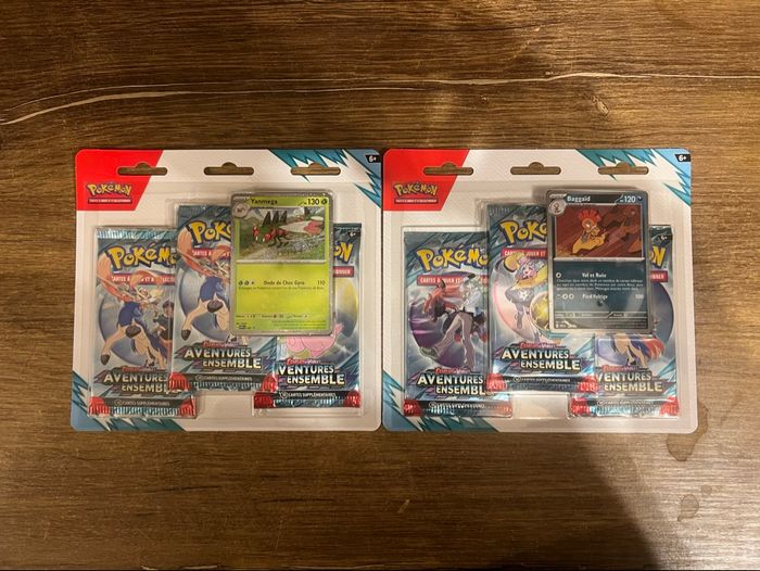 Duo tripack aventures ensemble Pokémon sortie de case