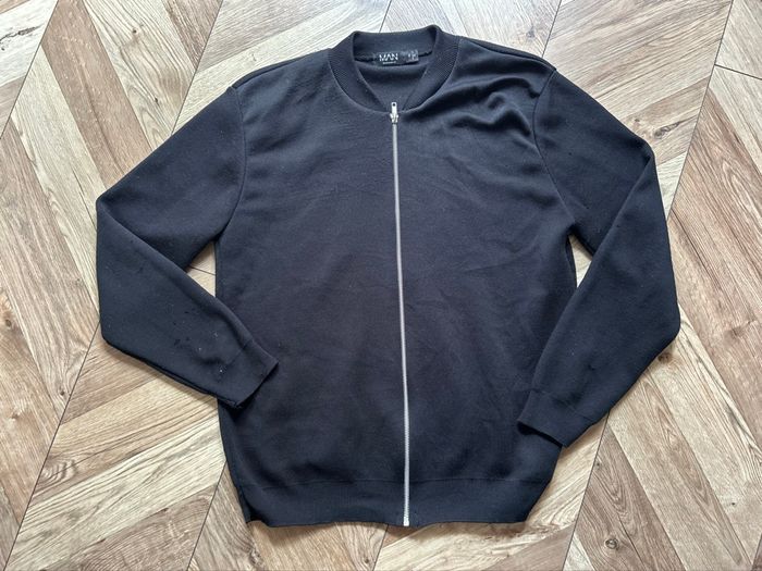 Bomber/Veste Zippée en Maille FINE BoohooMAN - photo numéro 7