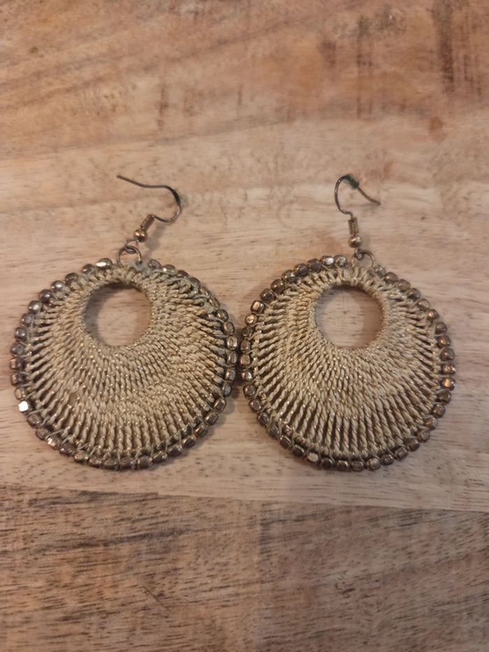Lot 6 paires boucles d’oreilles fantaisie (argentées + dorées) - photo numéro 10