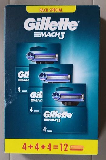 12 Lames GILLETTE MACH 3