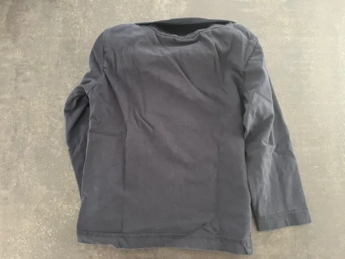 Sous pull bleu marine taille 3 ans marque Kiabi - photo numéro 5