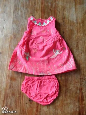 Robe + culotte, Du pareil au même, t. 6 MOIS